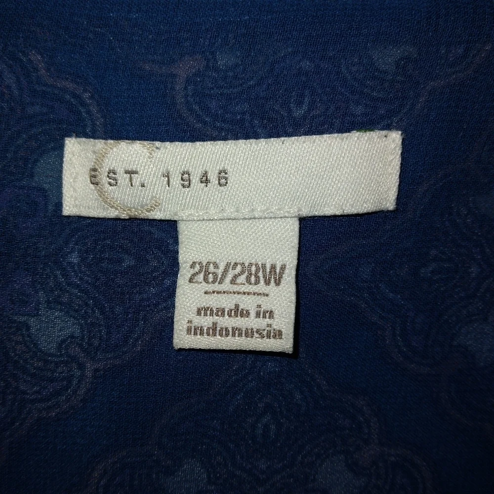 26/28 Cato Geometric Sleeveless Blouse - Picture 4 of 7